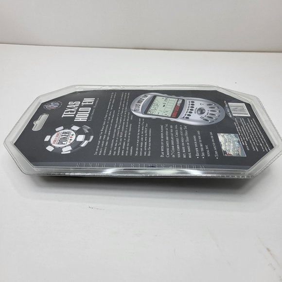 Vintage Texas Hold Em Poker Handheld Excalibur World Series Electronic Game - Picture 12 of 12